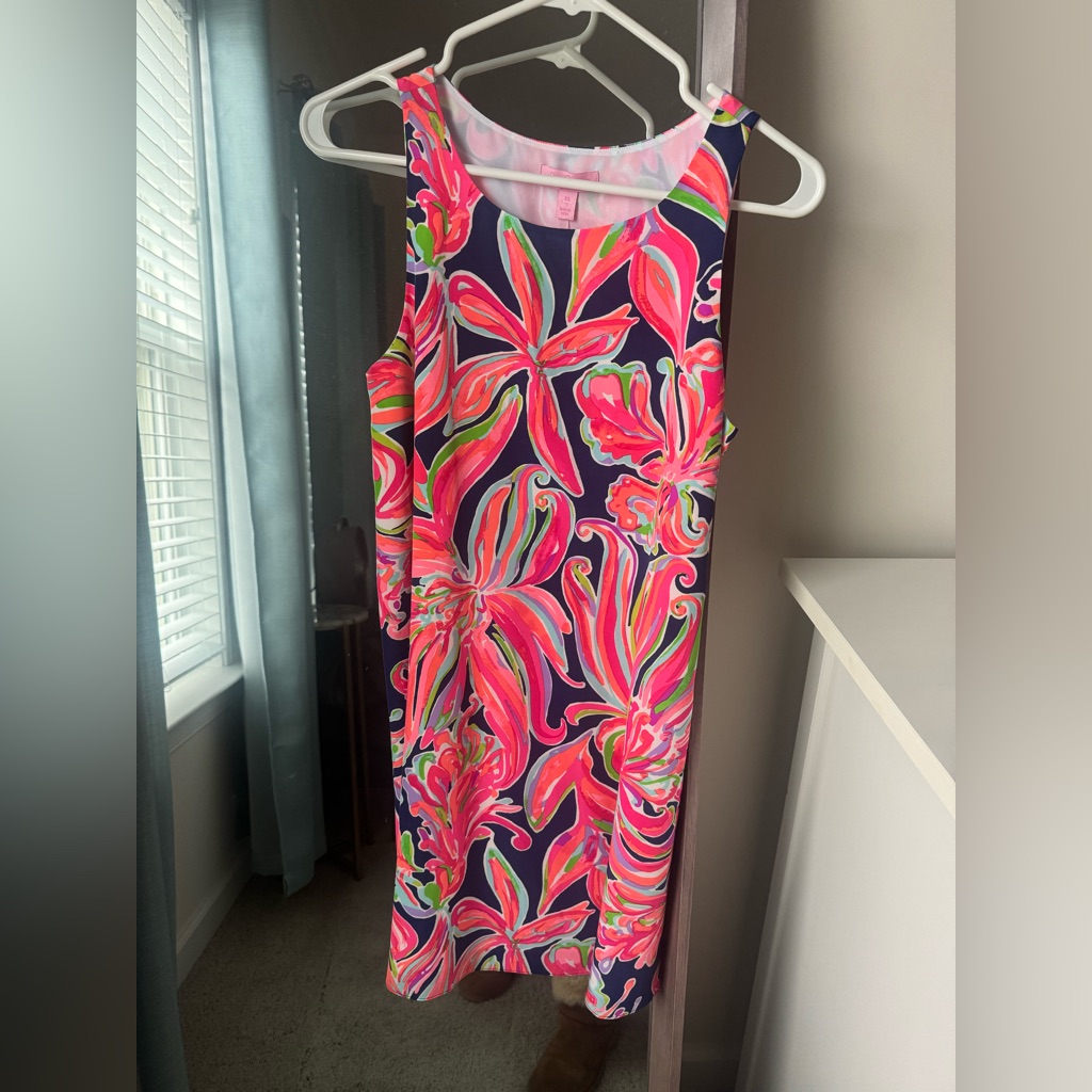Lilly Pulitzer Nwt “Resort Navy” Shift Dress Xs